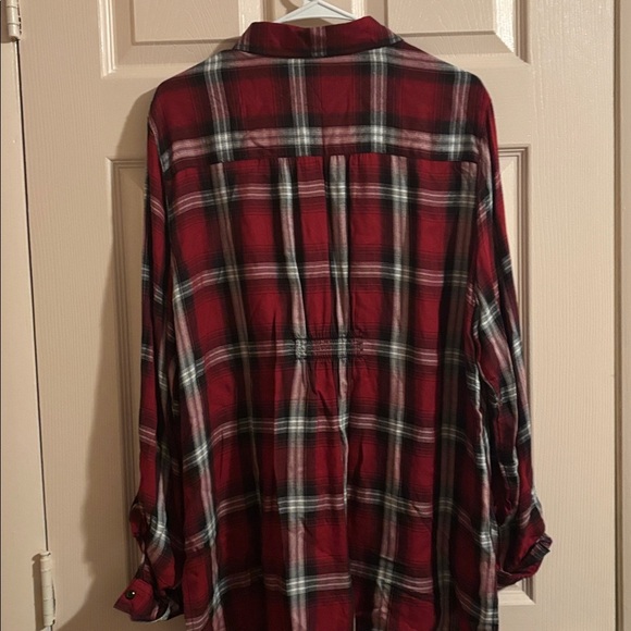Zac & Rachel Red and Black Plaid Shirt - Picture 2 of 4